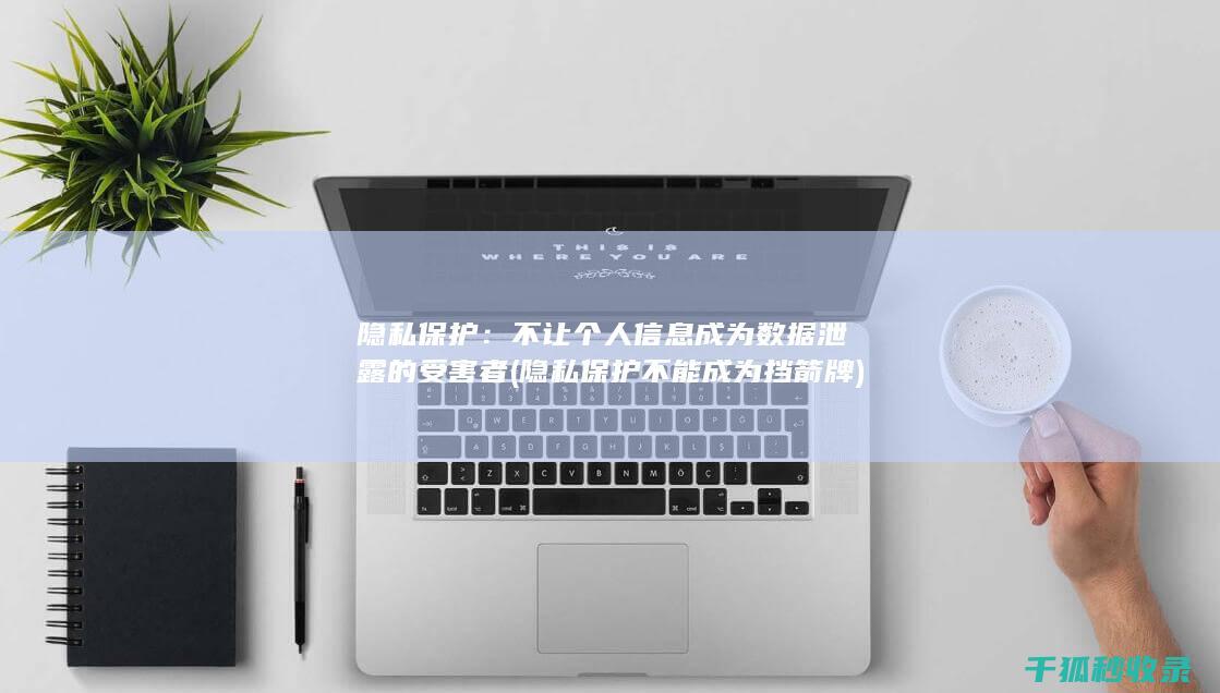 隐私保护：不让个人信息成为数据泄露的受害者 (隐私保护不能成为挡箭牌)